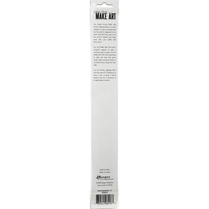 Wendy Vecchi - Make Art - Perfect Aligning 12 inch Ruler
