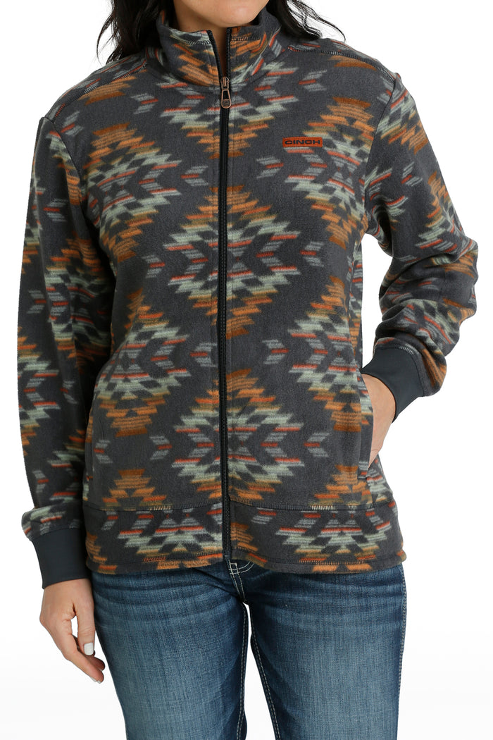 Women's Cinch MAJ9894002 Navy Full Zip Fleece Jacket *CLOSEOUT*