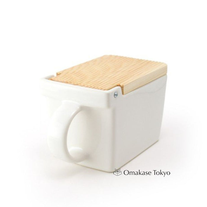 ZERO JAPAN Kitchen Container White BST17 WH Salt Box