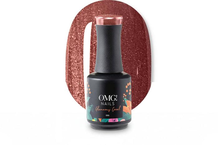 066 Glamorous Coral Gel Polish