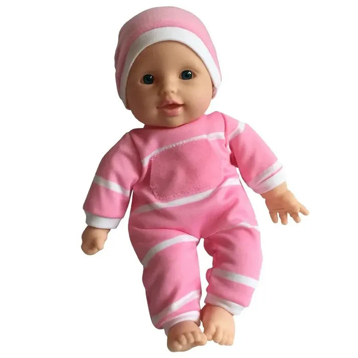11" Doll Striped with Pacifier