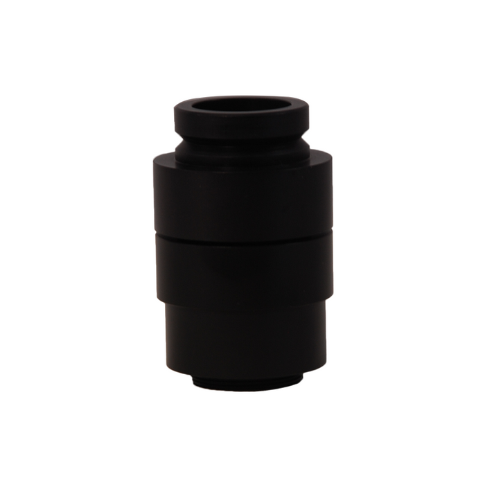 1X Microscope Camera Coupler C-Mount Adapter 30mm, SKU PZ04016151, three quarter front view