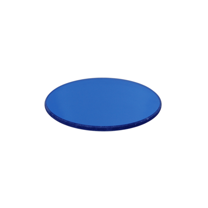 32mm Microscope Filter (Blue), SKU FI02014101, three quarter front view