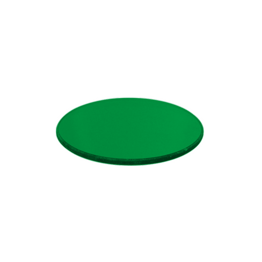 32mm Microscope Filter (Green), SKU FI02017101, three quarter front view