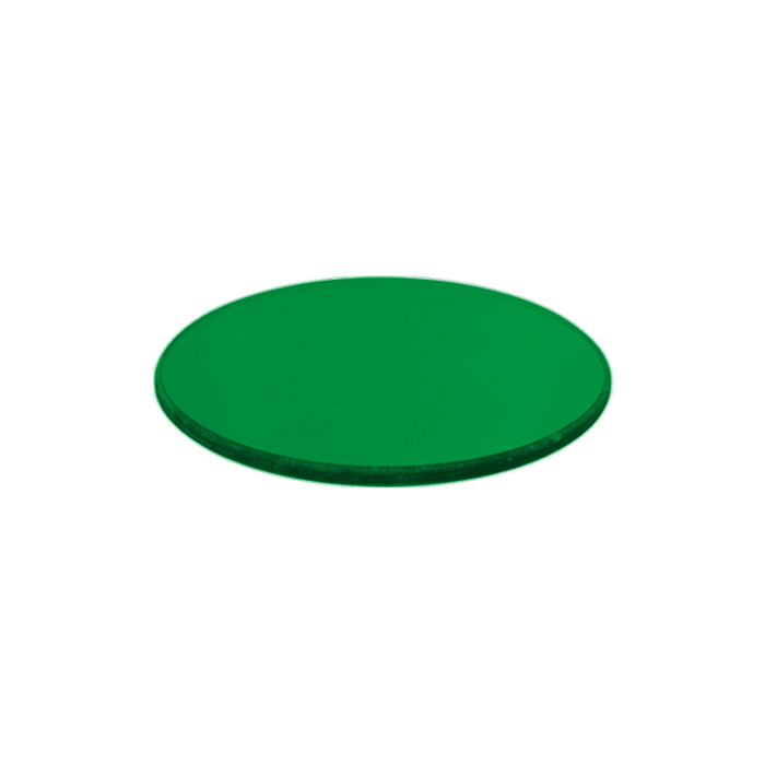 34mm Microscope Filter (Green), SKU FI02027101, three quarter front view