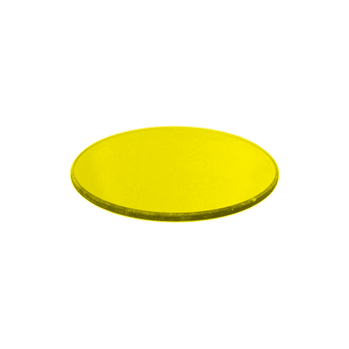 34mm Microscope Filter (Yellow), SKU FI02025101, three quarter front view
