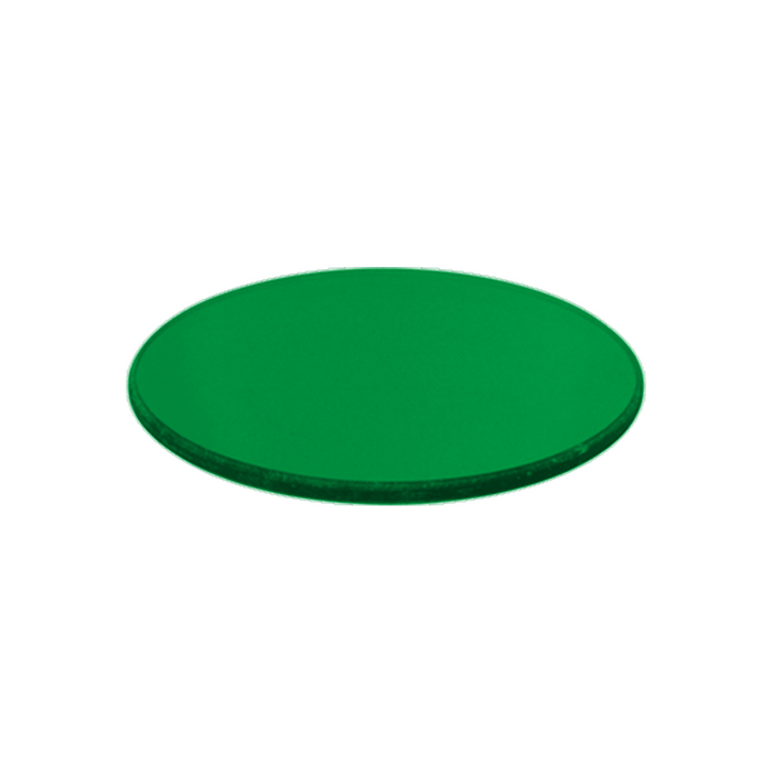 38mm Microscope Filter (Green), SKU FI02037101, three quarter front view