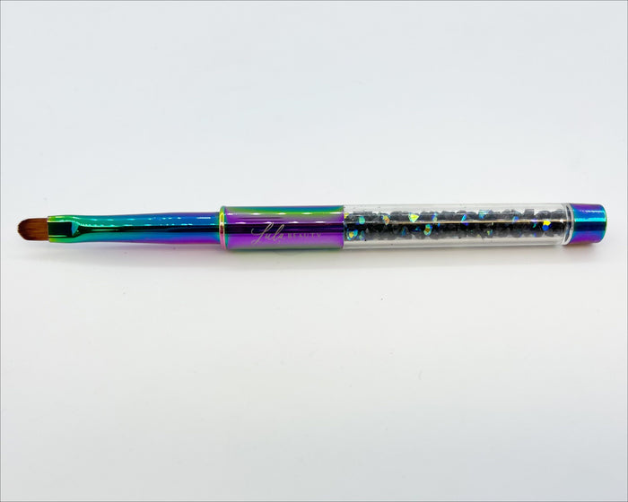 #4 Round Brush  - Oil Slick Handle | Lula Beauty