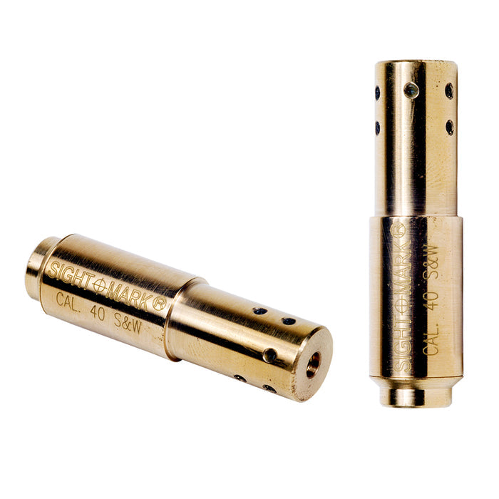 Sightmark .40 S&W boresight cartridge with red laser for Smith & Wesson pistol sight alignment