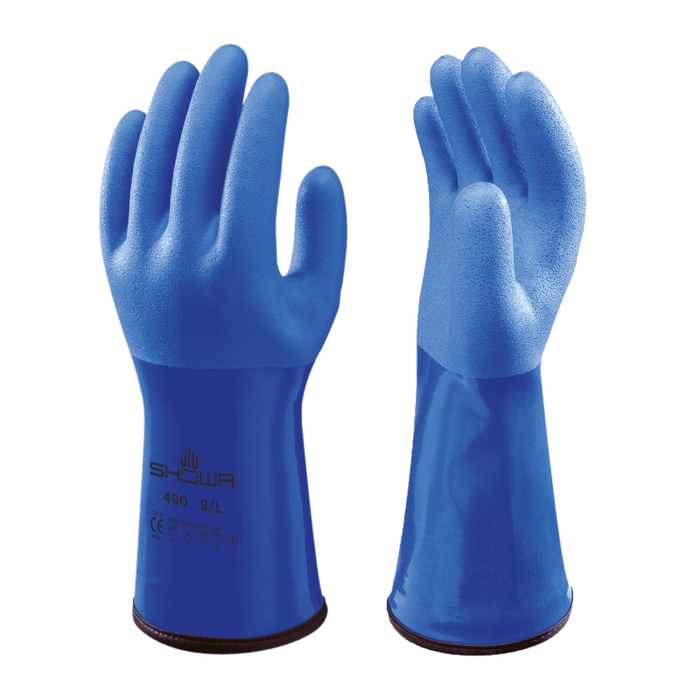 490 - Triple Dipped, Insulated PVC Chemical Resistance Gauntlet