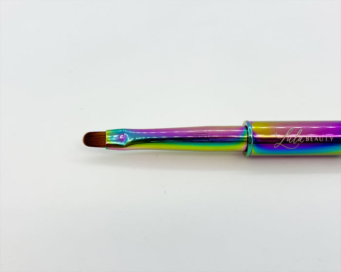 #5 Gel Brush - Oil Slick Handle | Lula Beauty