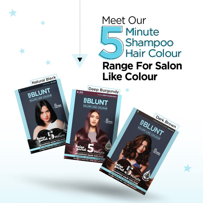 5 Min ShampooHairColour-NaturalBlack20ml