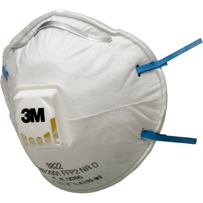 8822 - FFP2 Valved Particulate Respirator (Box of 10)