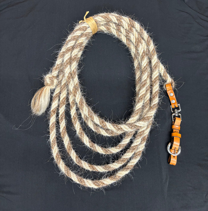 Weaver Leather Braided Horse Tail Mecate Rein 3/4 inches X 22 feet *CLOSEOUT*