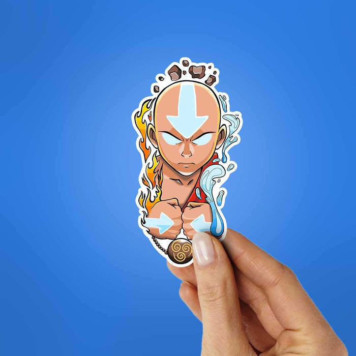 Aang The Airbender Sticker - Stickers | STICK IT UP