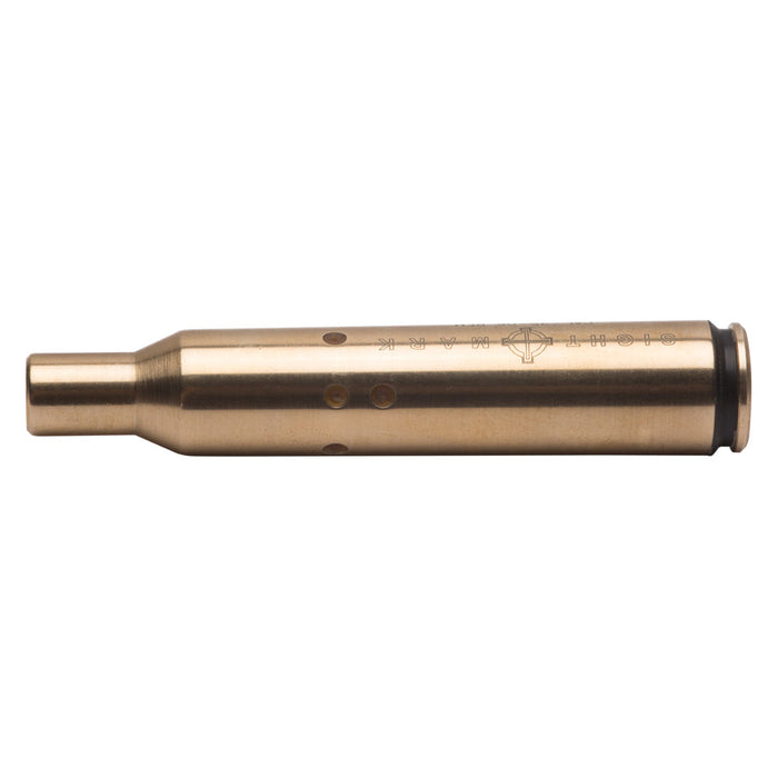 Side profile of Accudot boresight displaying auto-activation feature and laser aperture opening