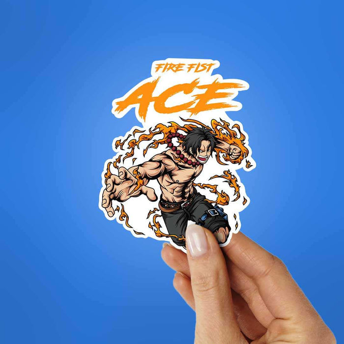 Ace Fire Fist Sticker - Stickers | STICK IT UP