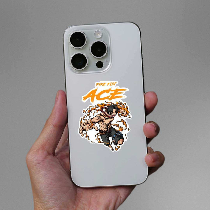Ace Fire Fist Sticker - Stickers | STICK IT UP