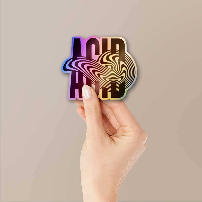 Acid Holographic Sticker - Holographic stickers | STICK IT UP