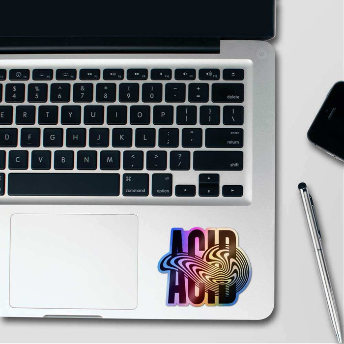 Acid Holographic Sticker - Holographic stickers | STICK IT UP