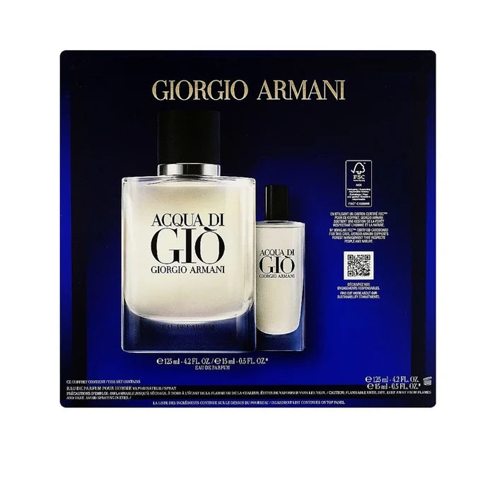 Acqua Di Gio Homme EDP 125Ml + 15Ml H23 Sets