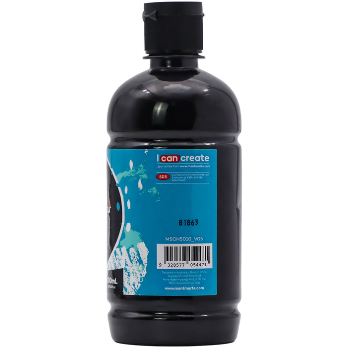 Acrylic Colour Signature 500ml (16.9 US fl.oz) - Lamp Black