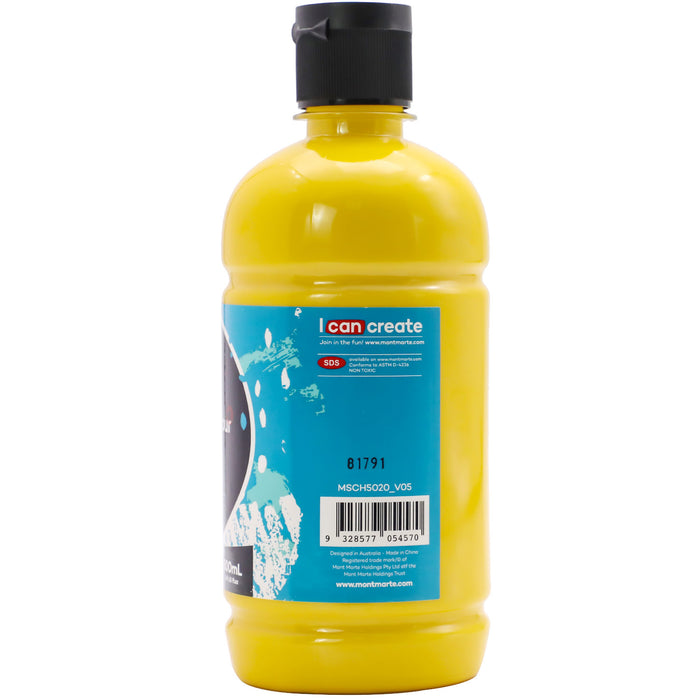 Acrylic Colour Signature 500ml (16.9 US fl.oz) - Medium Yellow