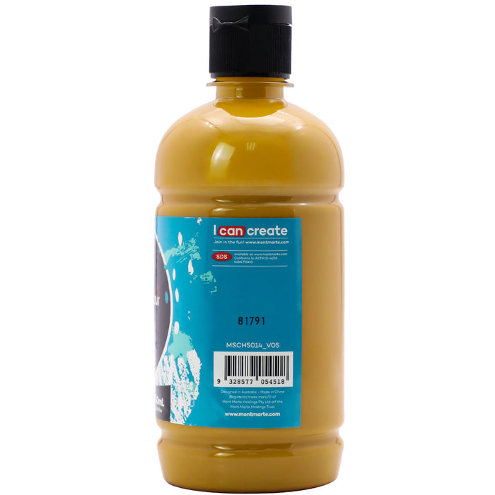 Acrylic Colour Signature 500ml (16.9 US fl.oz) - Yellow Ochre