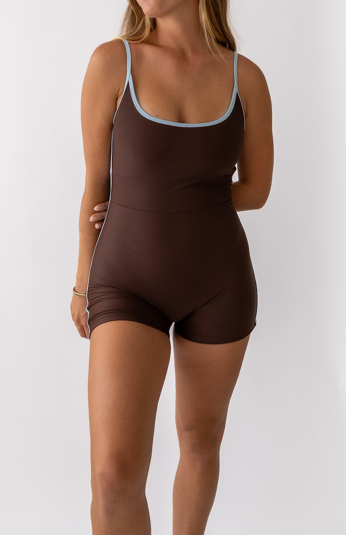 Active Swim Bodysuit Iced Mocha