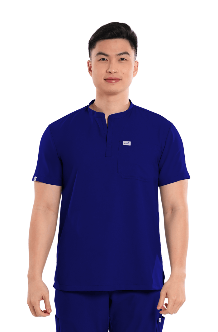 Airstretch® Mandarin Men Scrub Top