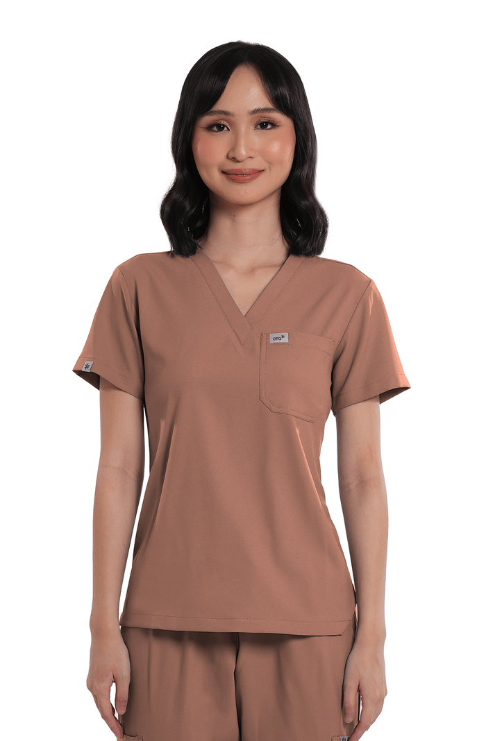 Airstretch® V-Neck Women Scrub Top