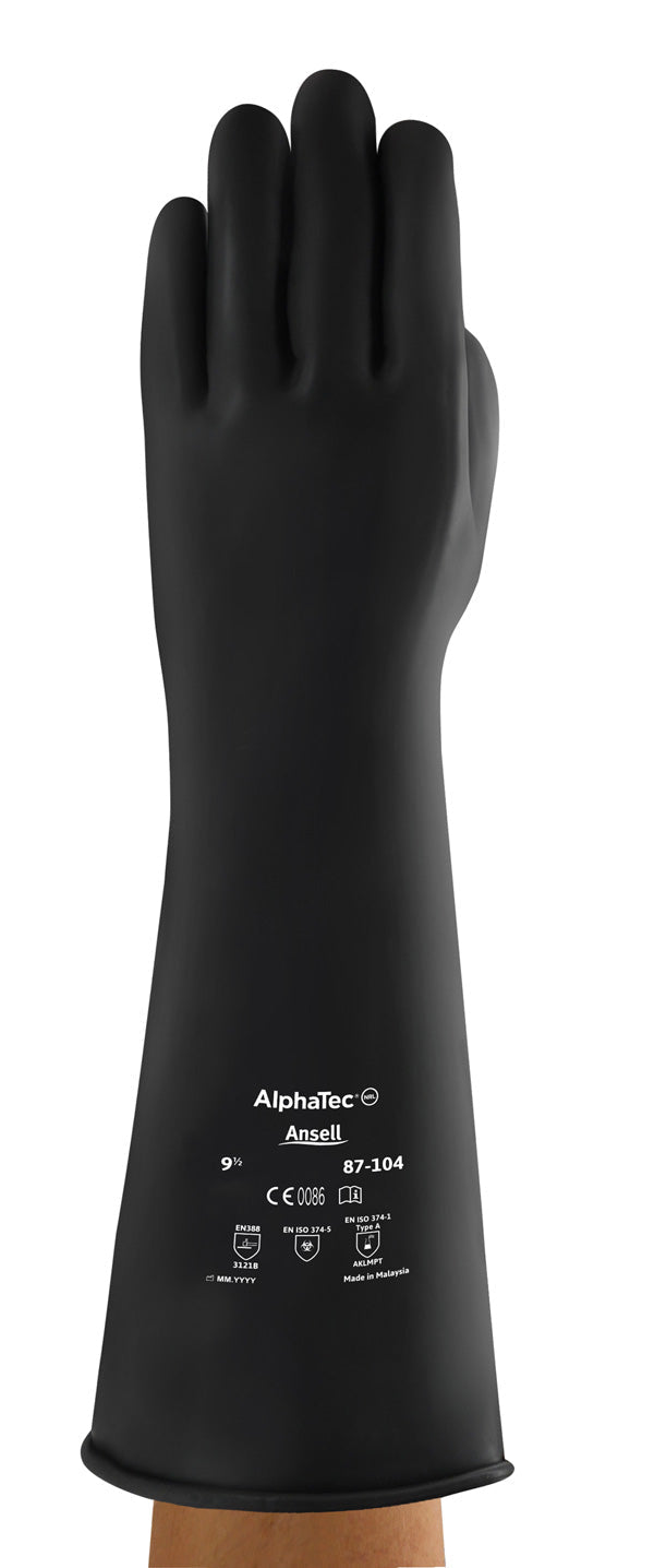 AlphaTec® 87-104 - Heavy Duty Chemical Gloves