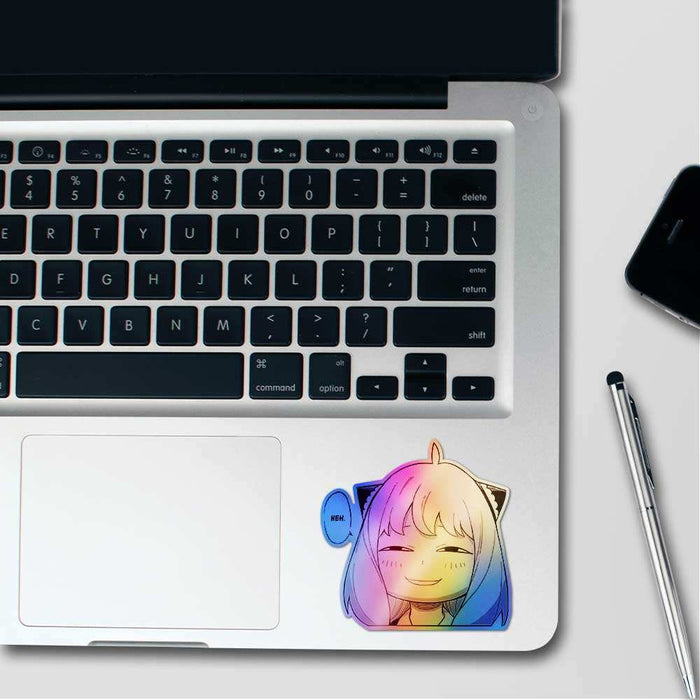 Anya Heh Holographic Sticker - Holographic stickers | STICK IT UP