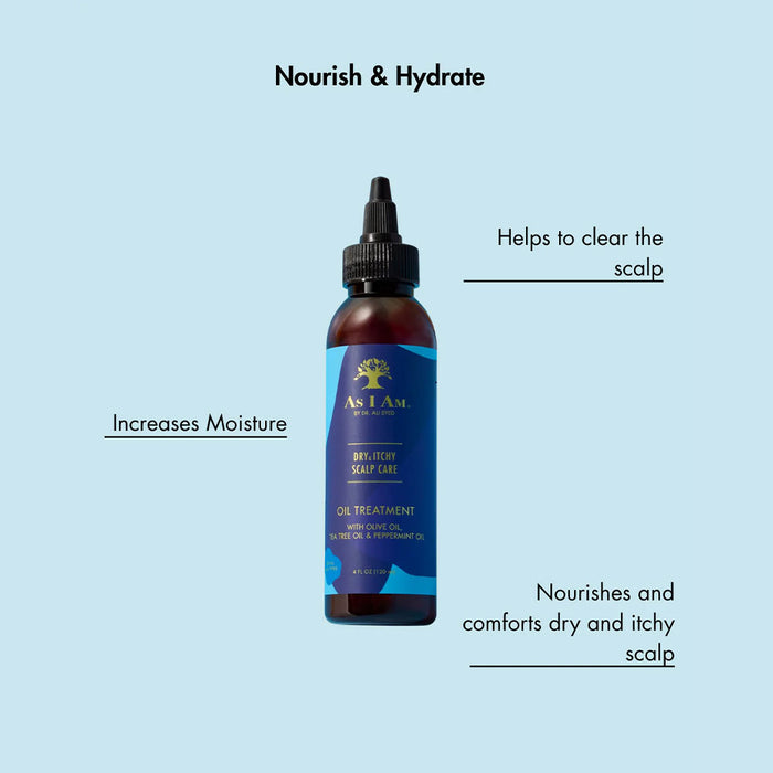 As I Am Dry & Itchy Scalp Care Oil Treatment 4oz