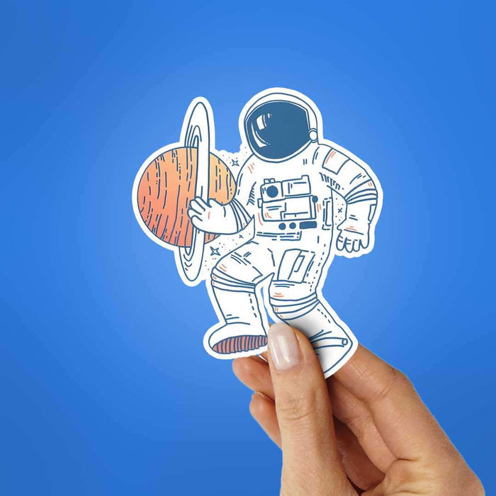 Astronaut Floting Sticker - Stickers | STICK IT UP