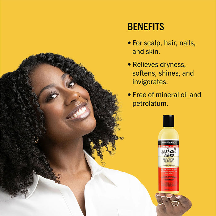 Aunt Jackie's Flaxseed Soft All Over Oil Therapy 8oz