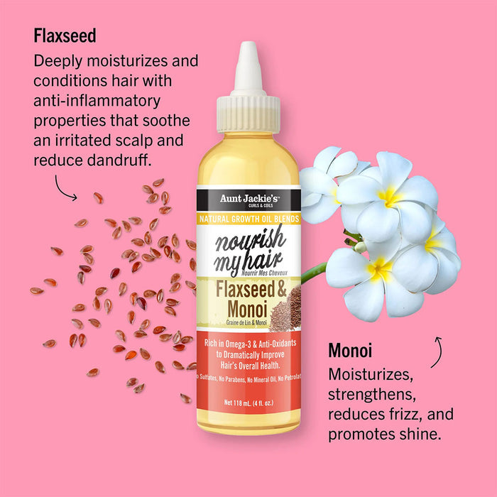Aunt Jackie's Growth Oil [Nourish My Hair] 4oz
