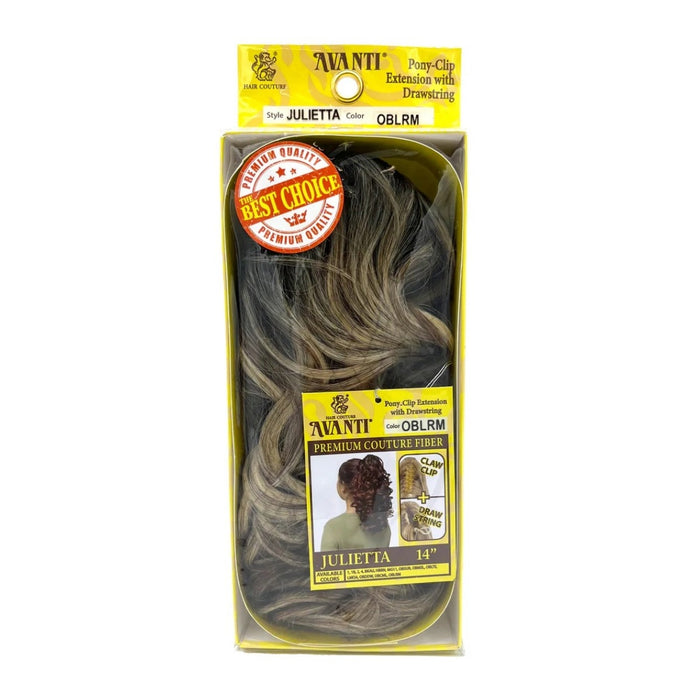 Avanti Pony Clip Drawstring Julietta 14"