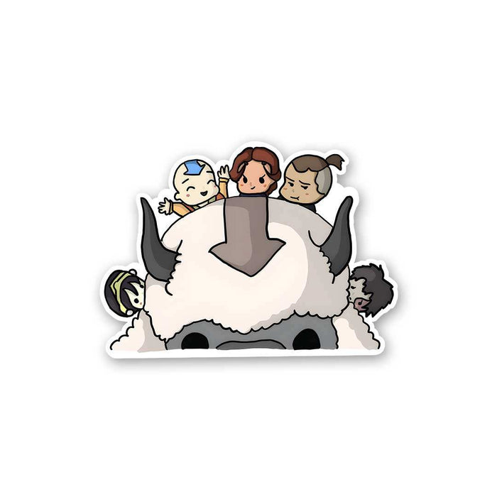 Avatar The Last Air Bender Cute Sticker Sticker - Stickers | STICK IT UP