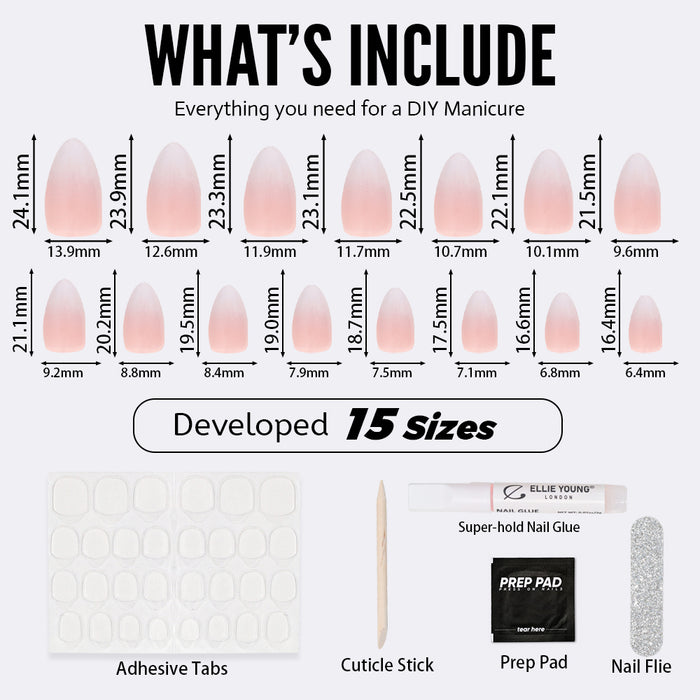 Baby Blush | Medium Almond | SALON PRESS™