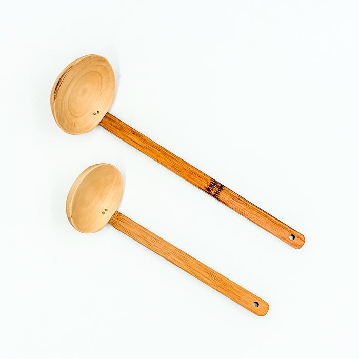 Bamboo and Lotus Wood Serving Ladle