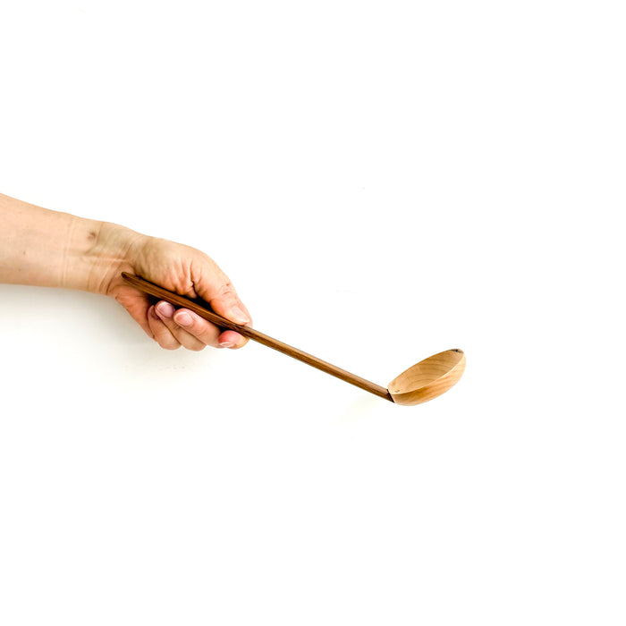 Bamboo and Lotus Wood Serving Ladle