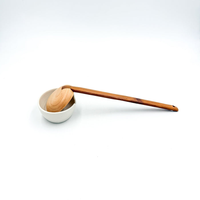 Bamboo and Lotus Wood Serving Ladle