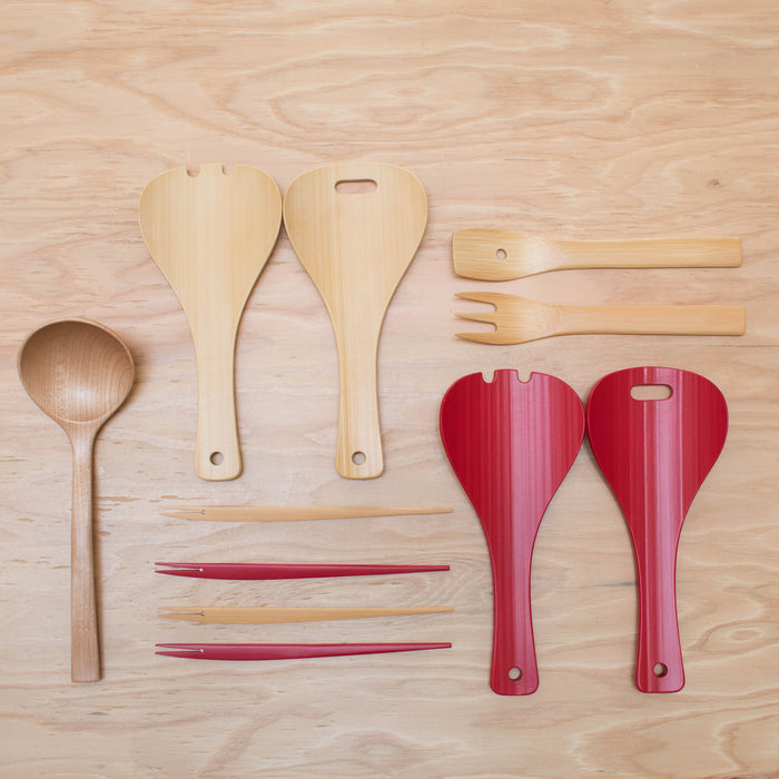 Bamboo Salad Server (Wide) by Kai Nobuo Kobo