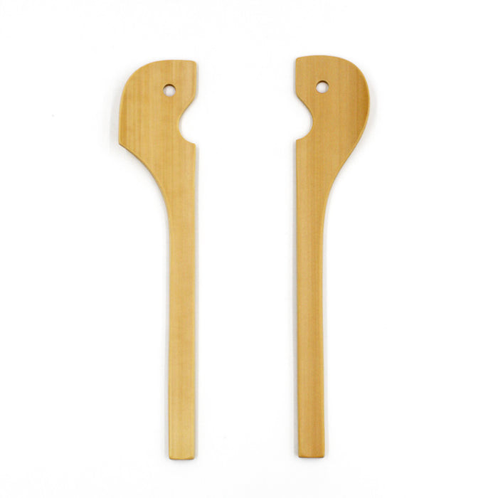 Bamboo Twin-Face Salad Server by Kai Nobuo Kobo