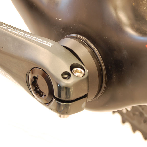 Wheels Mfg BB30 Adapter with Shimano 24mm Crank Installed