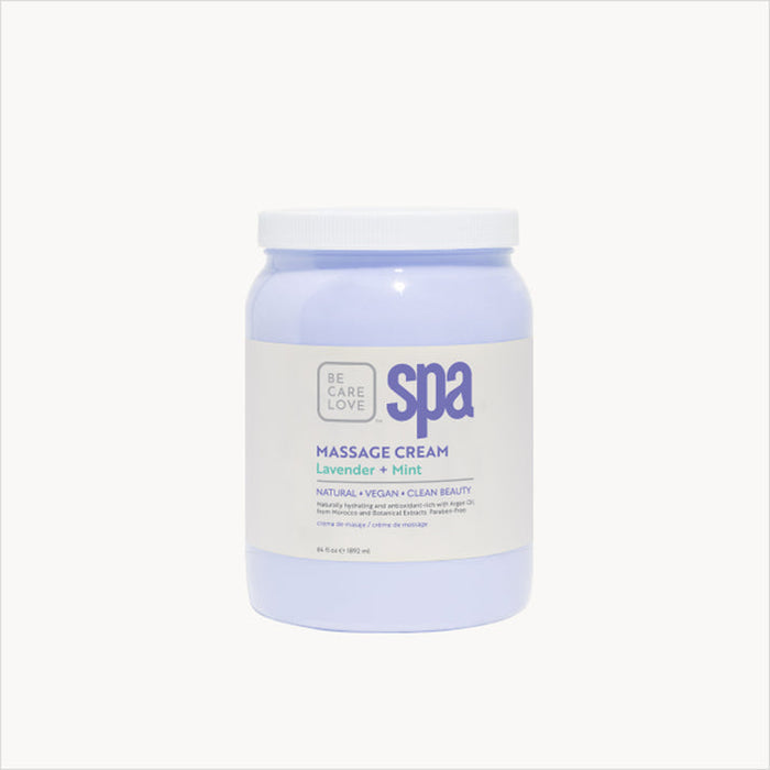 BCL Organic Spa Pedicure Massage Cream Half Gallon (64oz) - Lavender + Mint