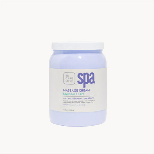 BCL Organic Spa Pedicure Massage Cream Half Gallon (64oz) - Lavender + Mint
