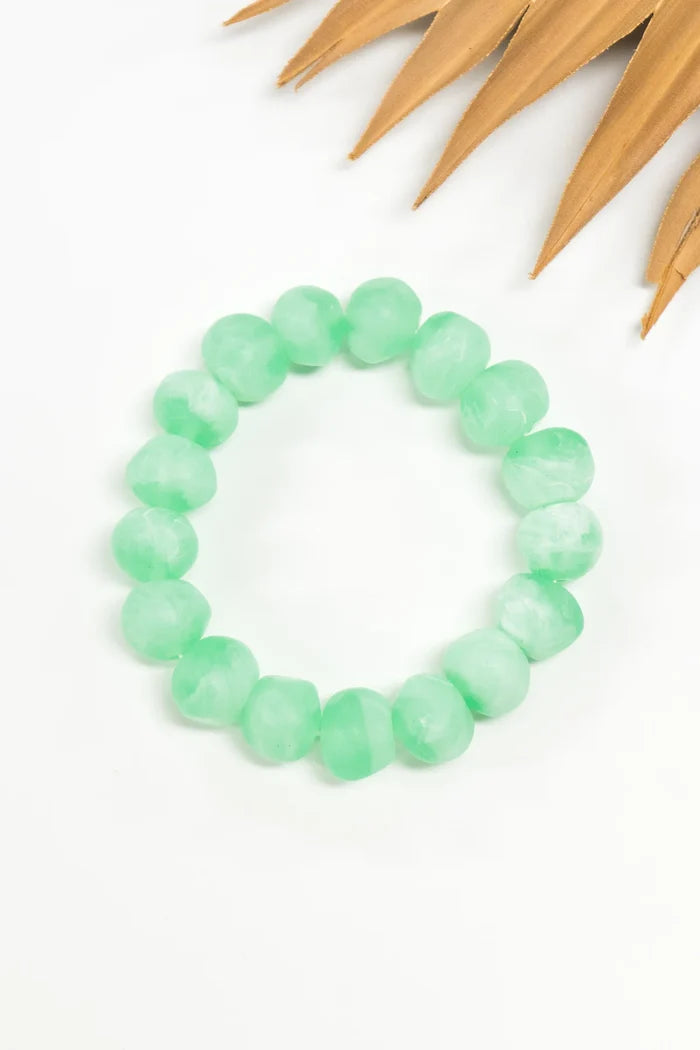 Beach Rocks Stretch Bracelet