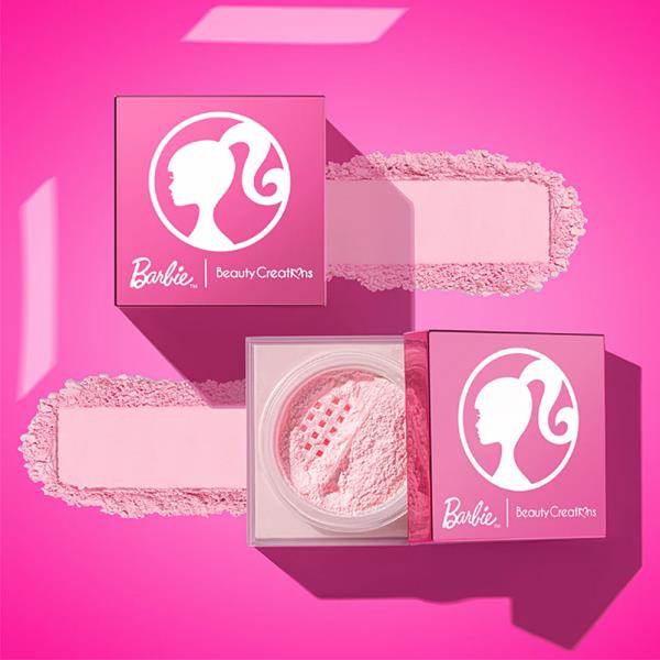 Beauty Creations Barbie Future Is Bright Pink Loose Setting Powder